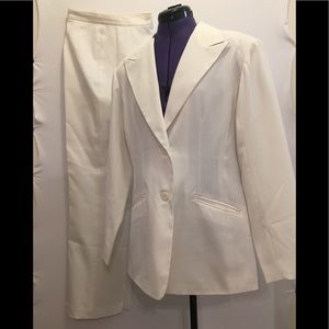 Jacket and pant suit made byNew Port News